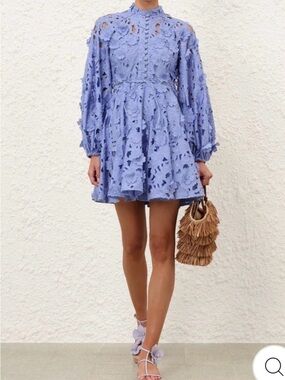 zimmermann glassy long sleeve mini dress Zimmermann Glassy Shirt Dress